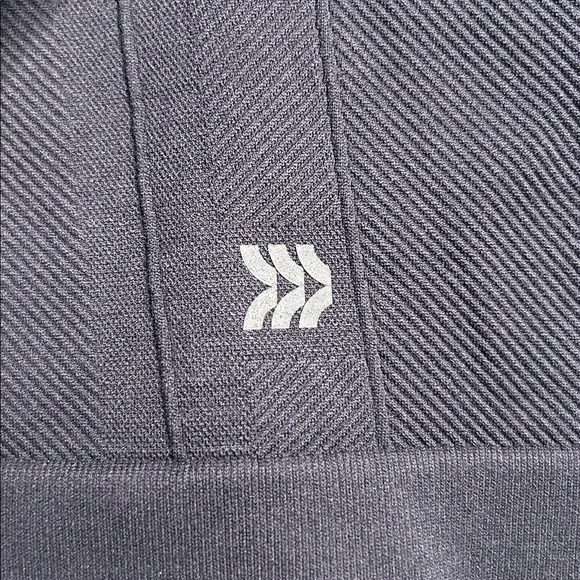 Womens All In Motion Black Half Zip-Up Athletic Top - Picture 6 of 8